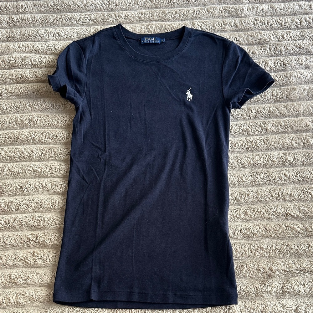 Ralph Lauren Polo Navy Blue Short Sleeve Logo Tee